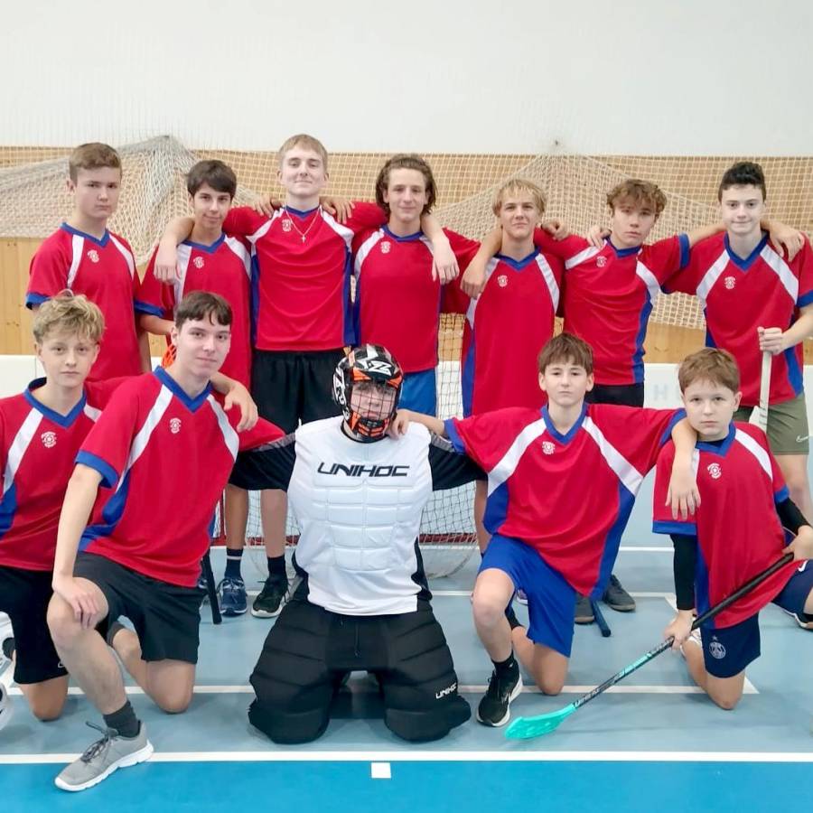 Stříbrní florbalisté