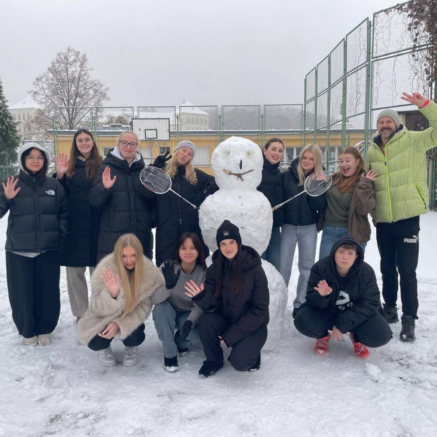 První sníh letošní zimy