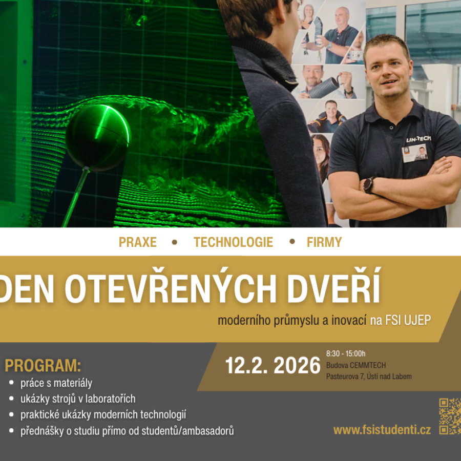 Den otevřených dveří FSI UJEP