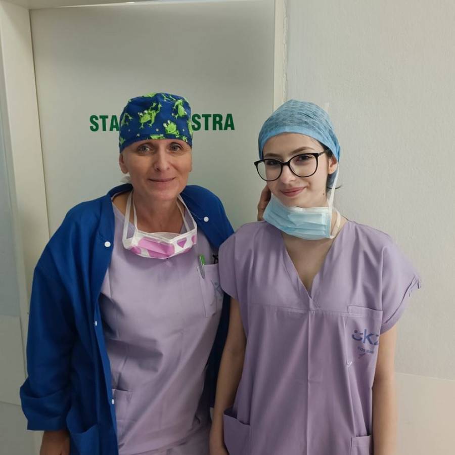 Na praxi v mostecké nemocnici