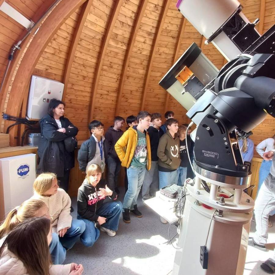 Prima navštívila teplickou hvězdárnu
